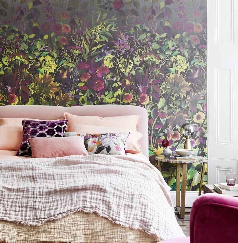 Beautiful Mural Headboard