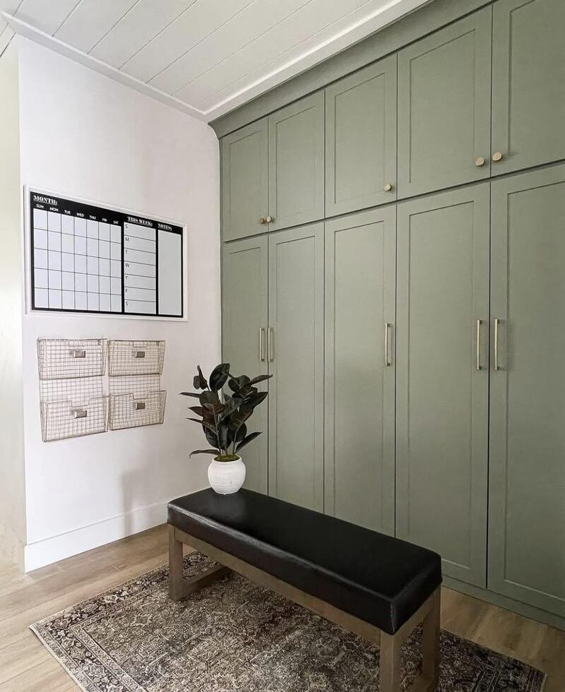 Final Product Mudroom locker