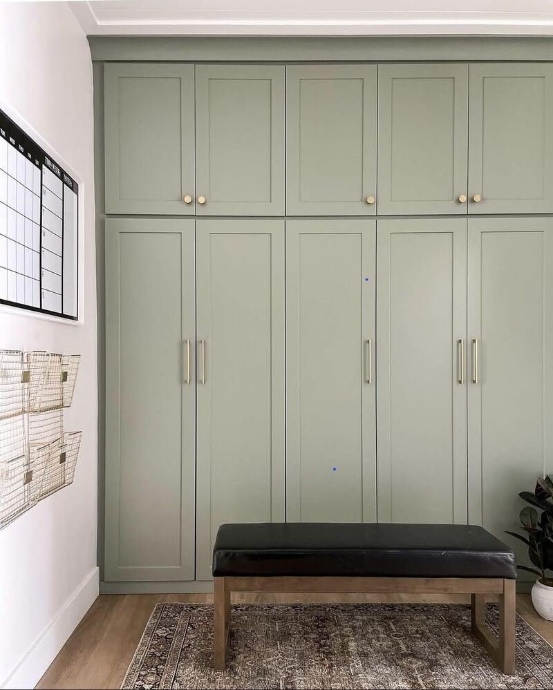 DIY Mudroom Locker Design