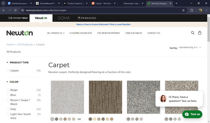 Newton Carpets designs