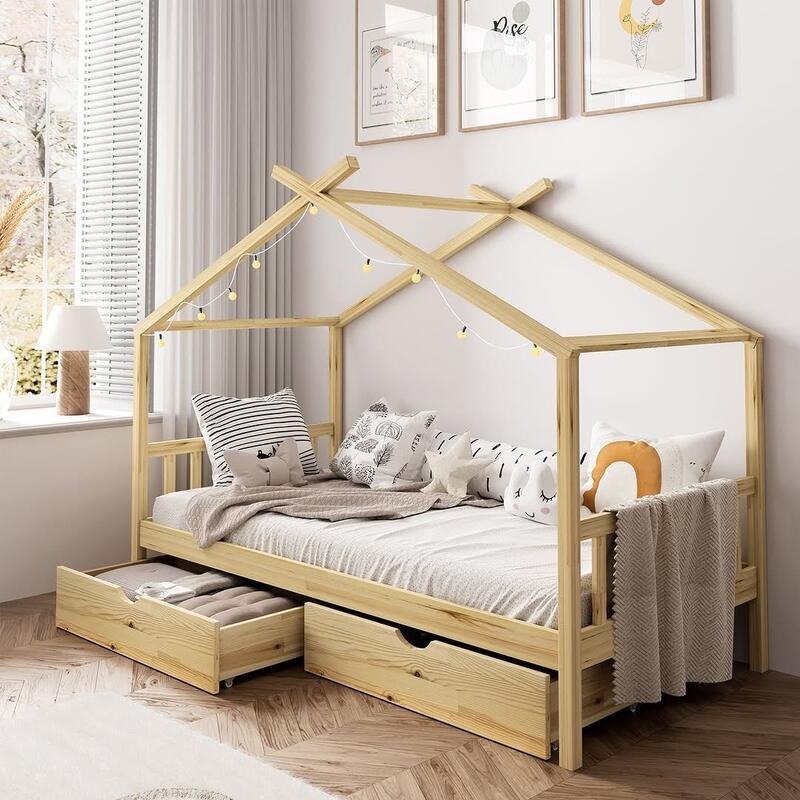 painted bed frame