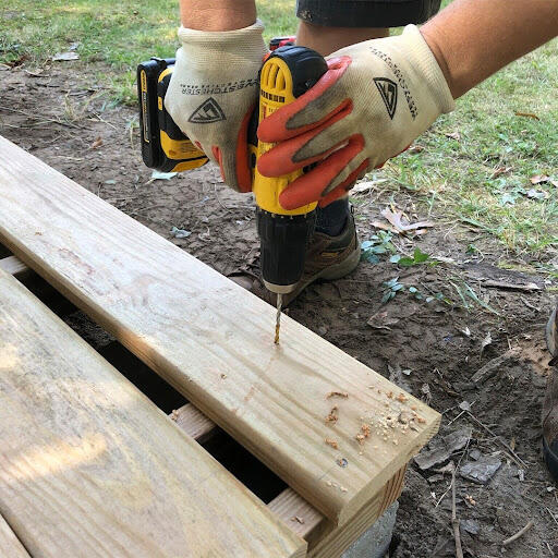 Building firewood rack siding