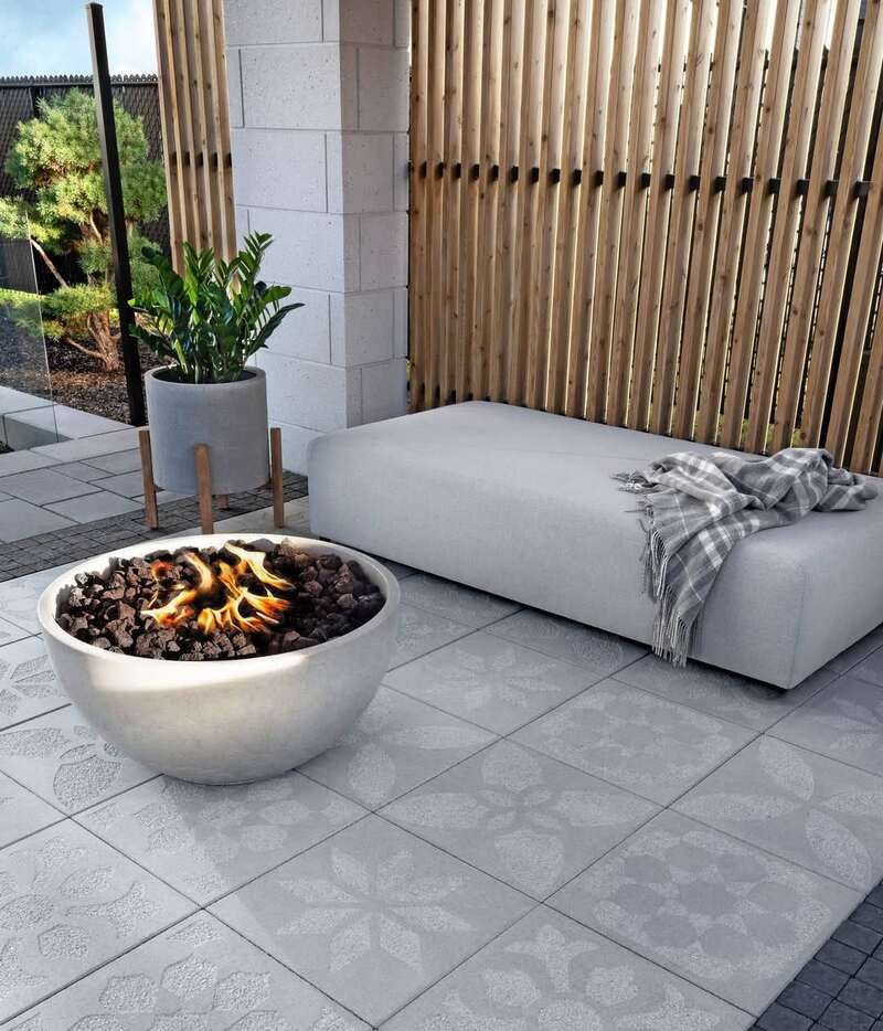 Charming Ceramic Tiles for Your Patio