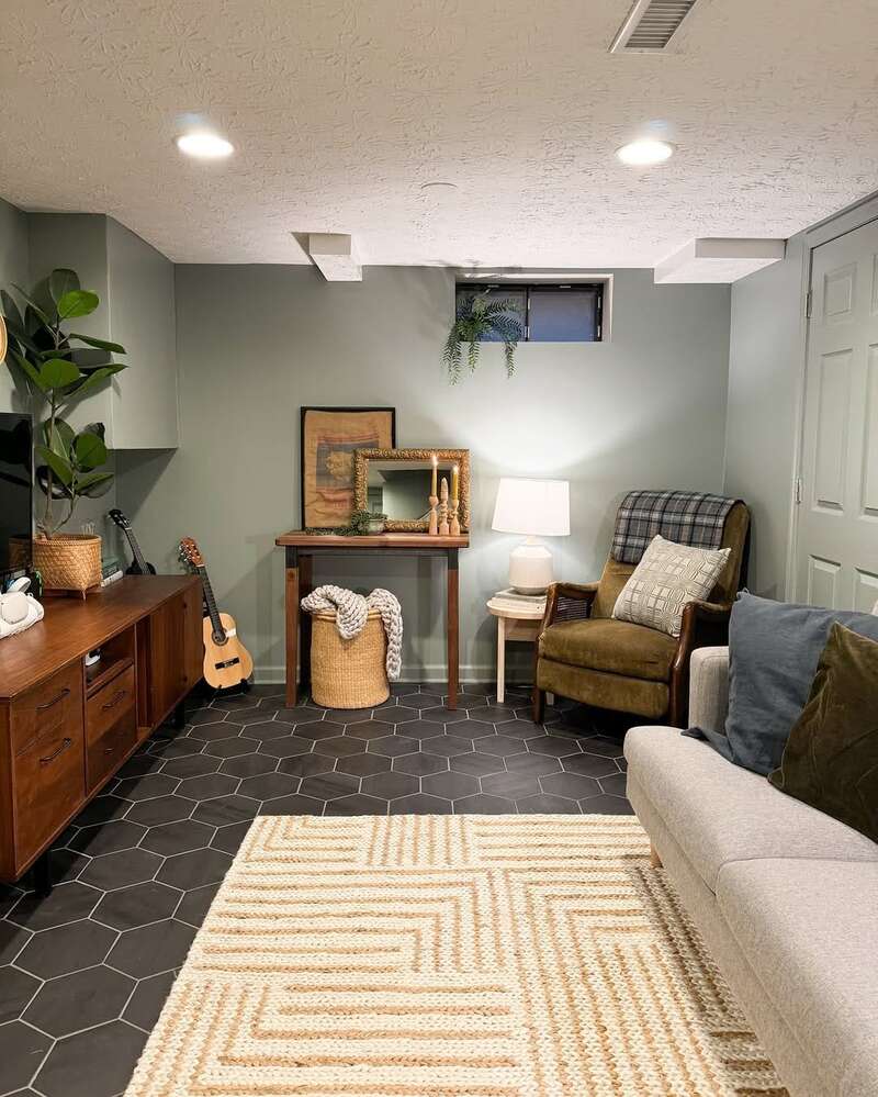 Control Climate for a Cozy Basement Office