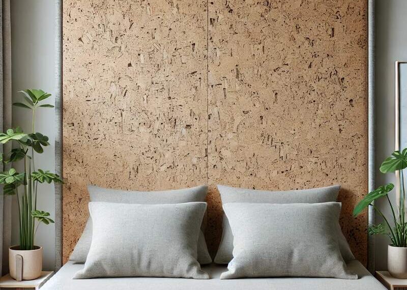 Eco-Friendly Cork Headboard