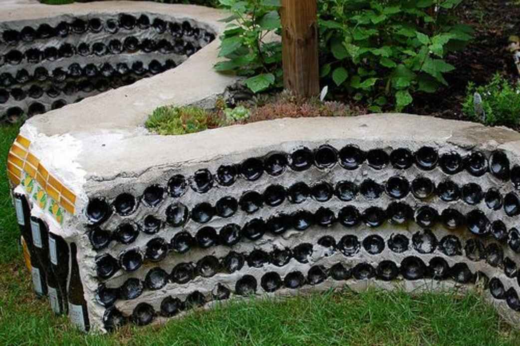 Glass Bottle fence