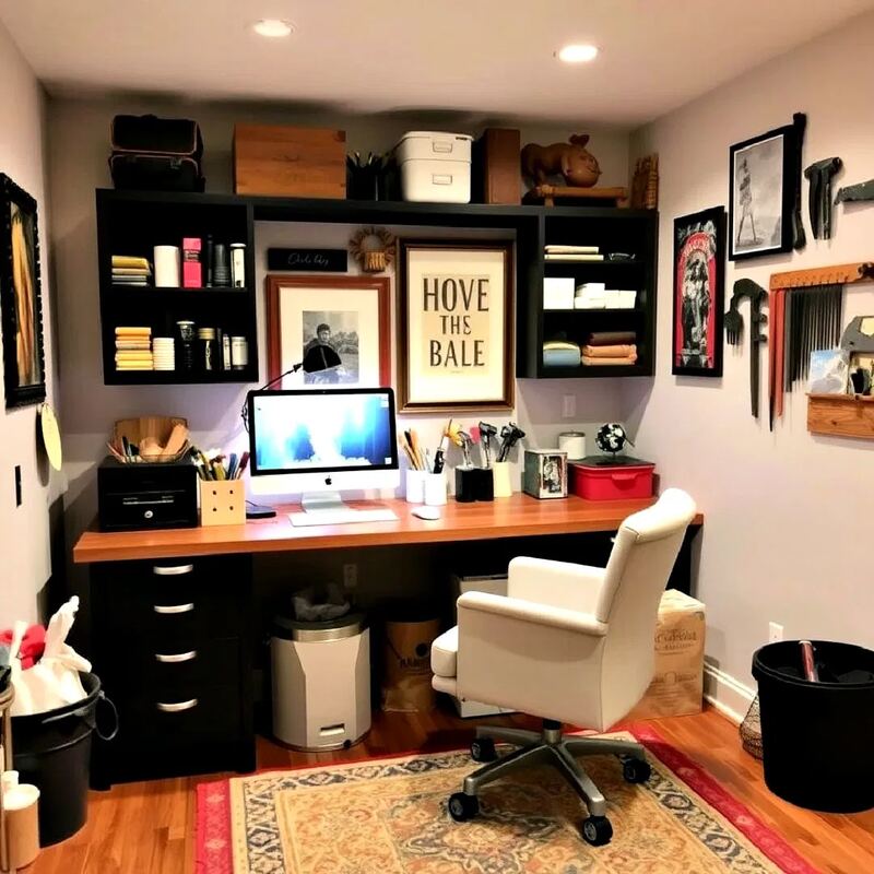 Motivational Elements in Your Basement Office