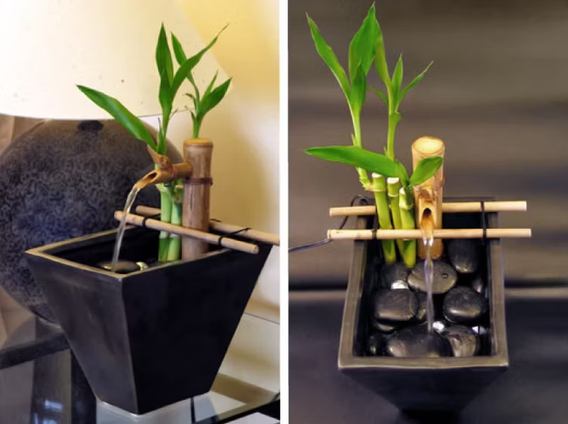 Japanese Bamboo Fountains for Indoor Spaces