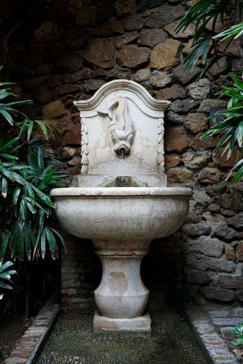 Repurposed Indoor Water Fountain