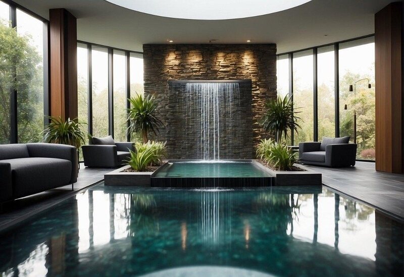 Rippling Indoor Wall Fountain Ideas