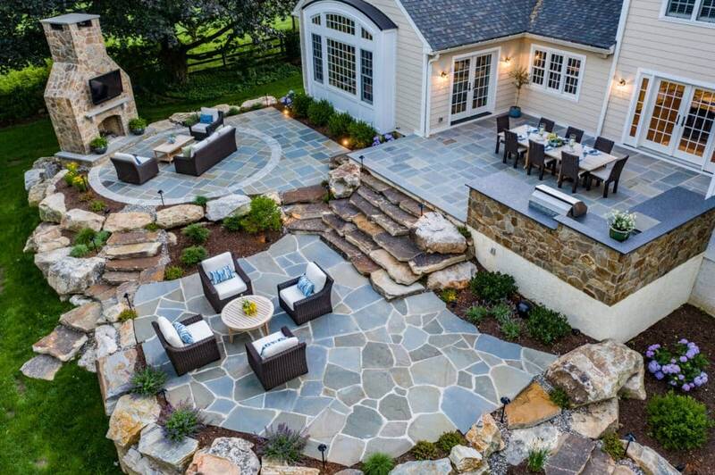 Rustic Flagstone Charm for Patio