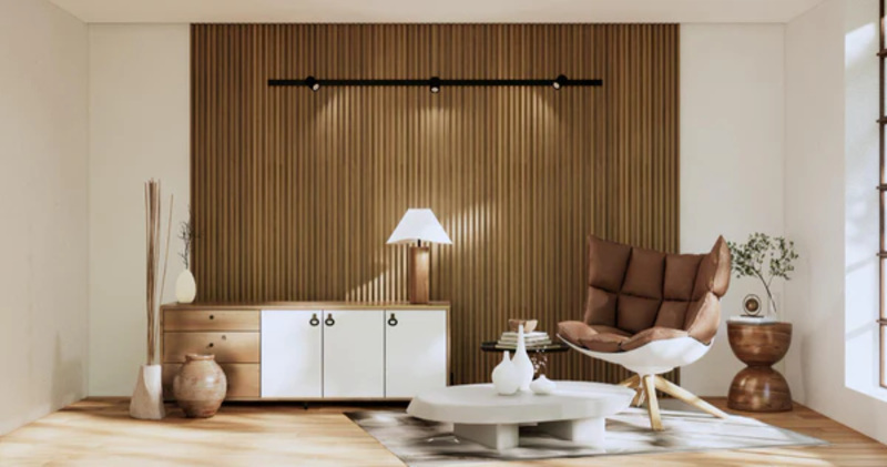 Scandinavian-Inspired Wood Slat Walls