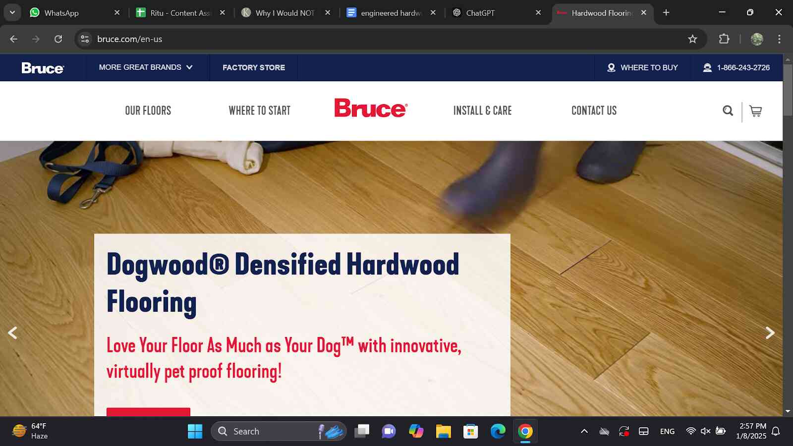 Bruce Hardfloor Flooring