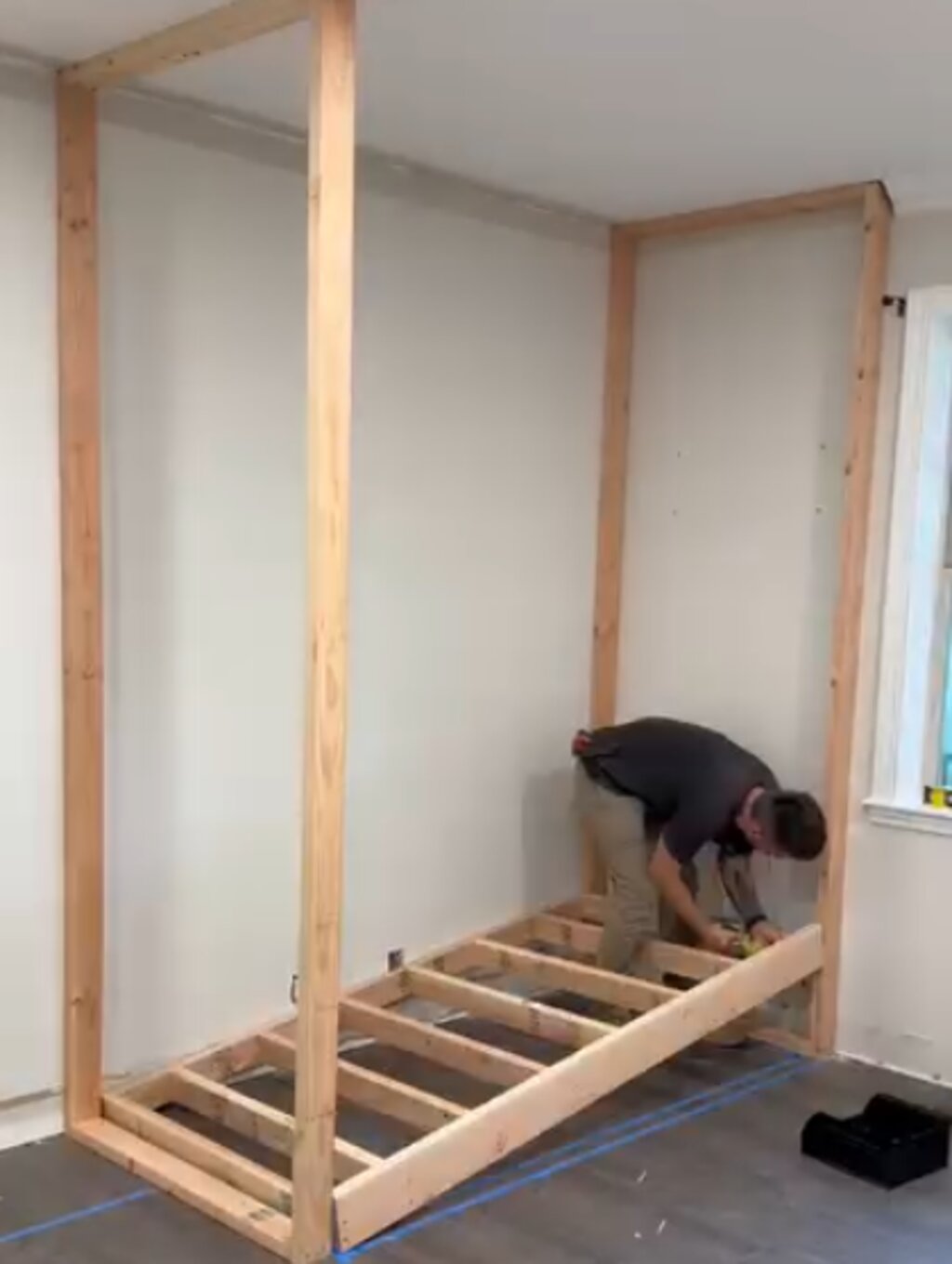 Loft Bed Frame Construction