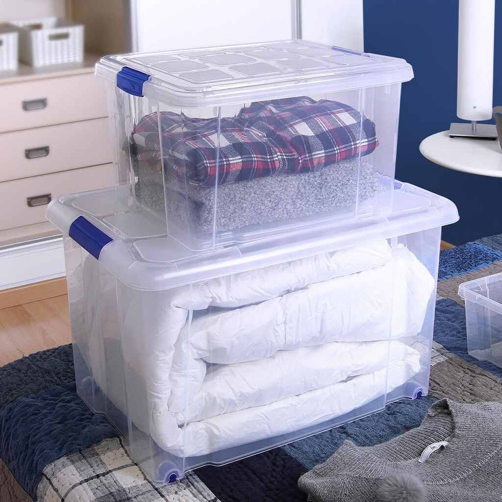 Use Clear Storage Bins