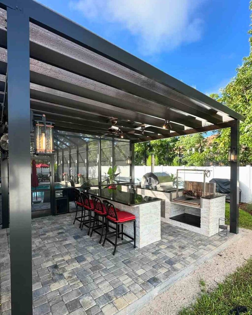15 Simple DIY Covered Outdoor Kitchen Ideas on a Budget - WillyHomes