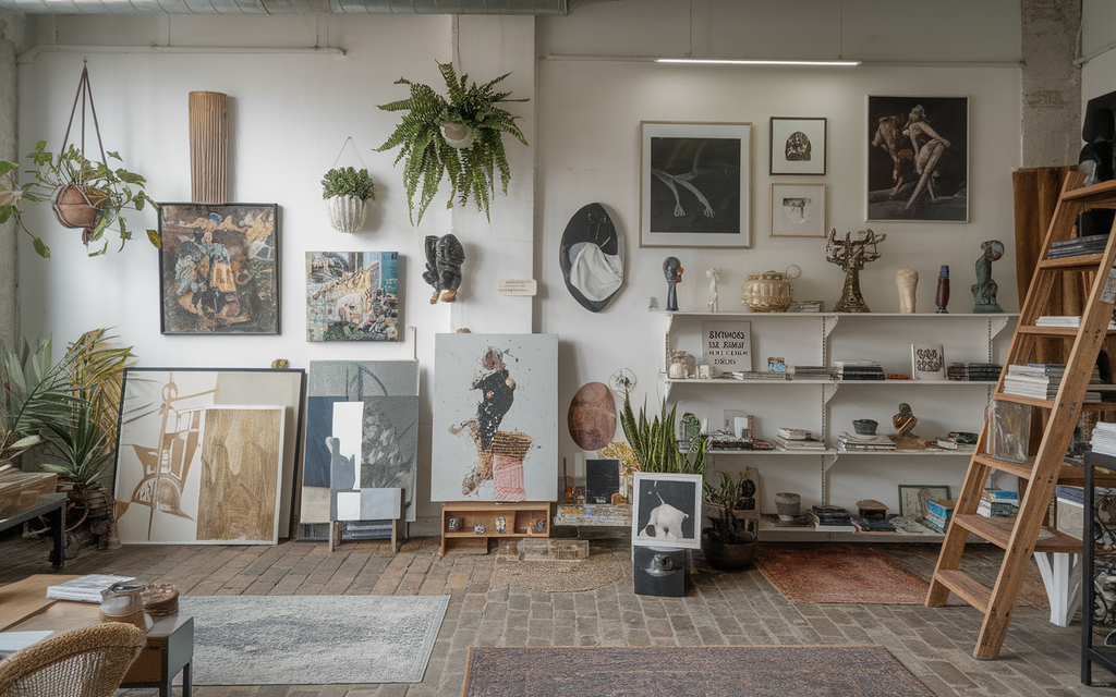 Artistic Loft Gallery for a Shop