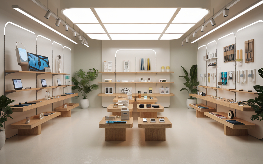 Futuristic Tech Loft for a Shop