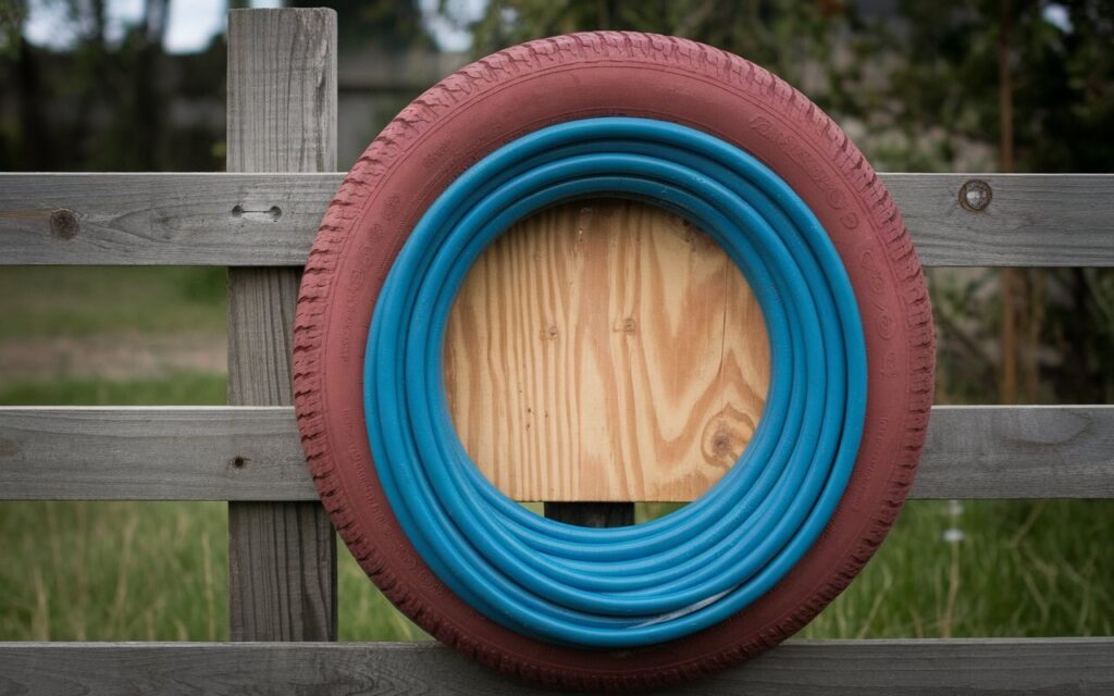 Repurposed Tire Reel