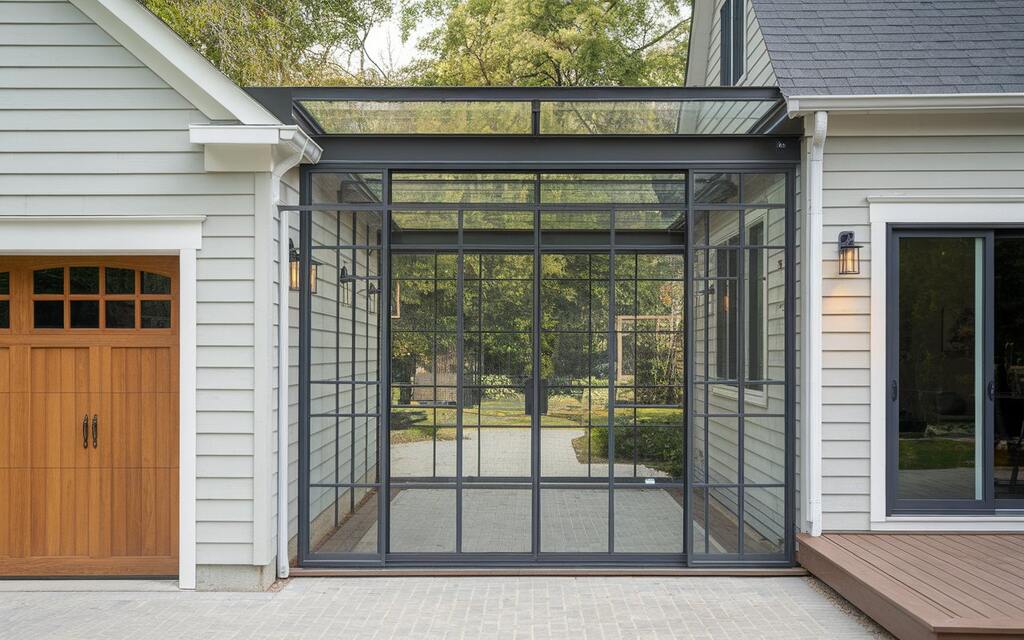 Stylish Garage Addition