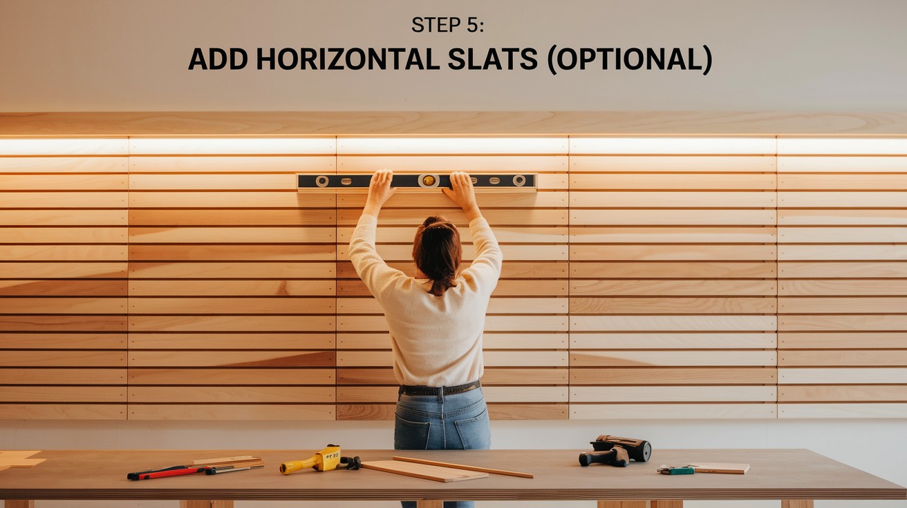 Add Horizontal Slats