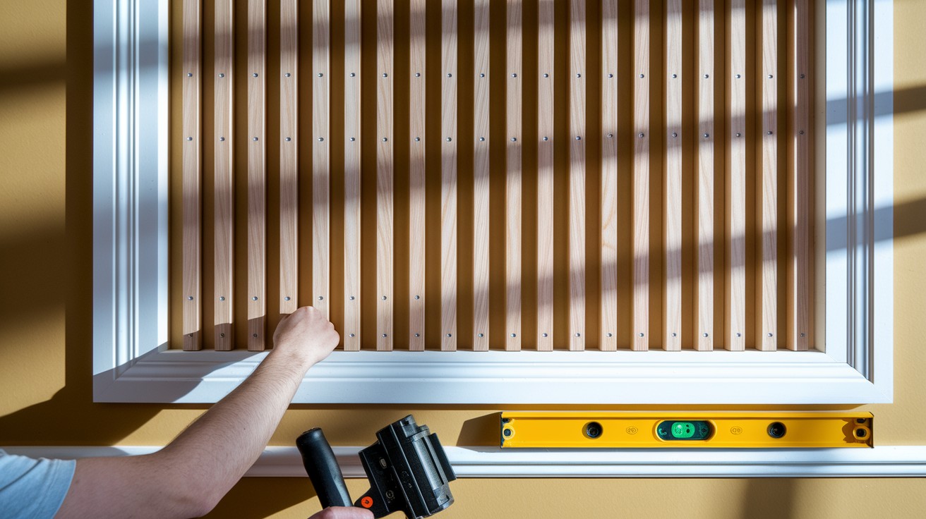 Add the Vertical Slats
