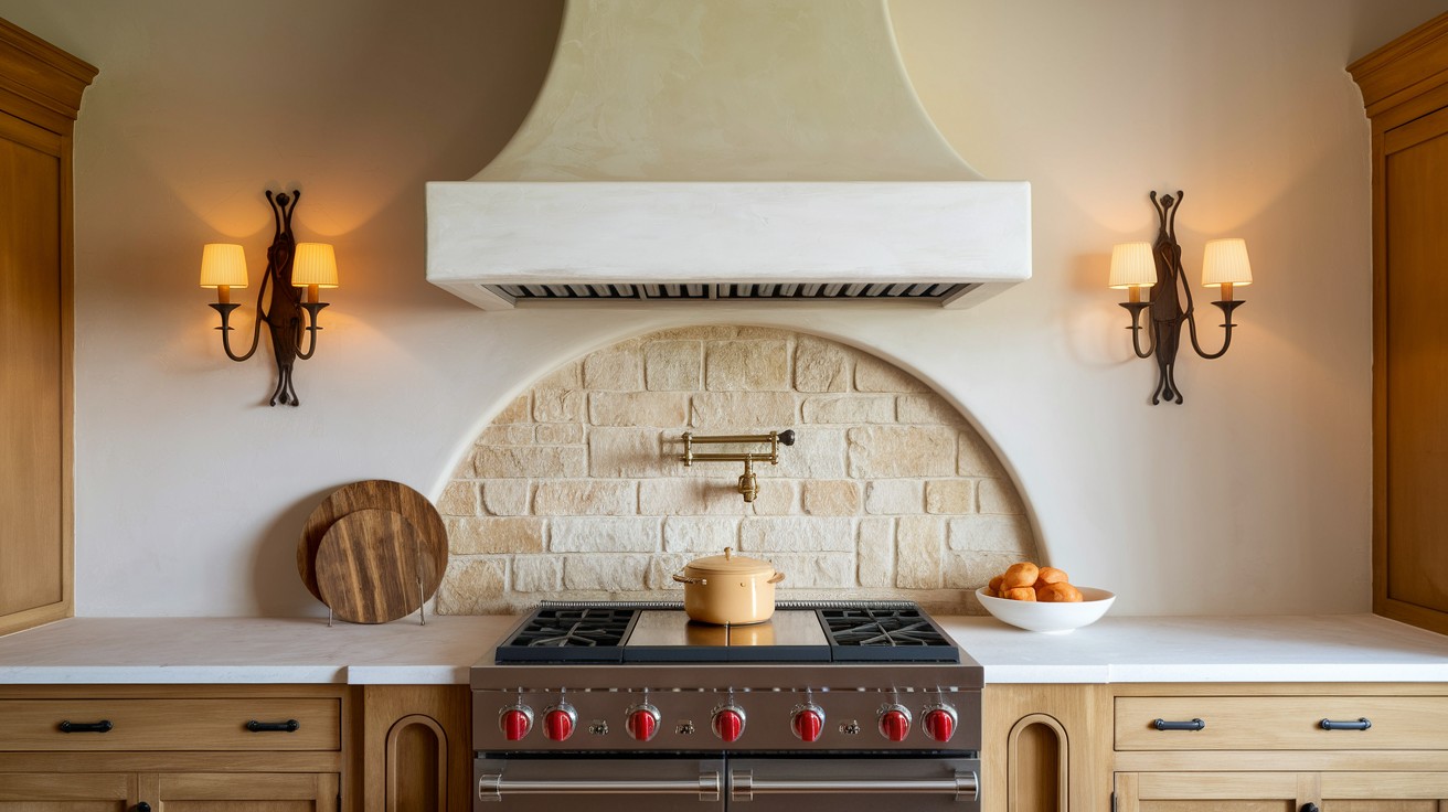 Arched or Curved Range Hood