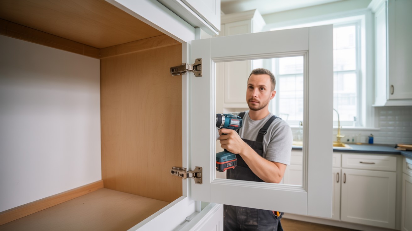 Attach Hinges and Install
