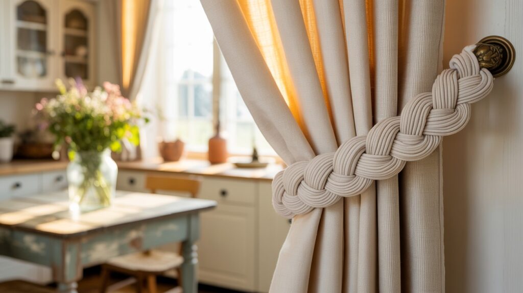 Braided Fabric Tie Backs