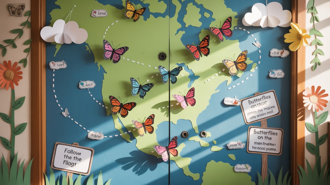 Butterfly Migration Map