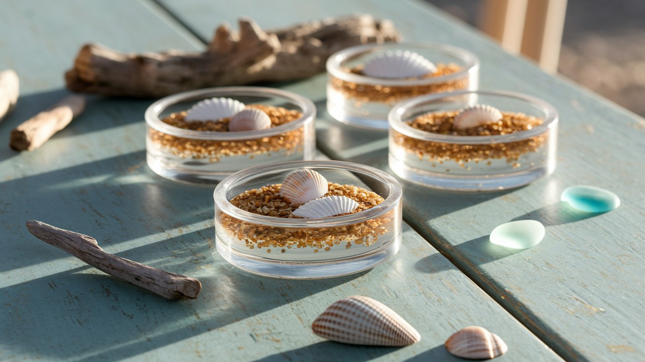 Coastal Resin Coasters