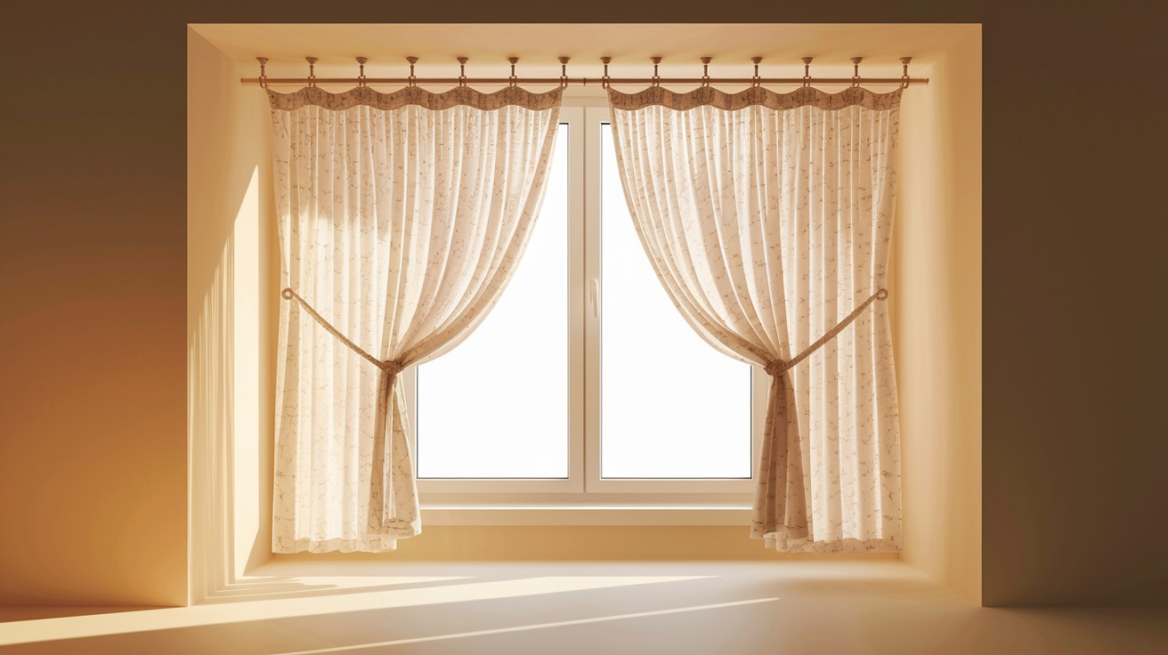 Curtain Clips with Adhesive Hooks