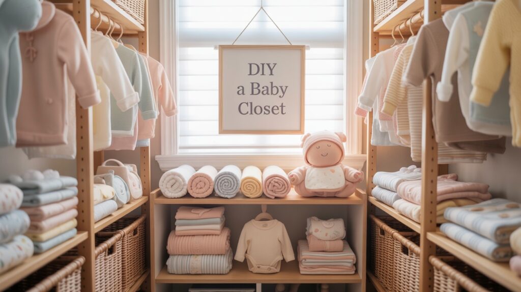 diy baby closet