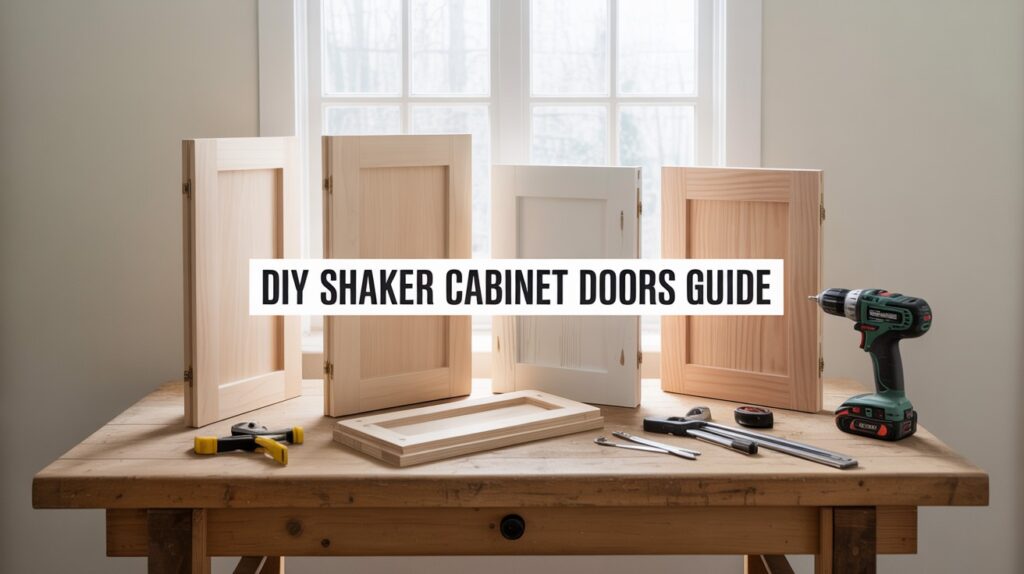 DIY Shaker Cabinet Doors