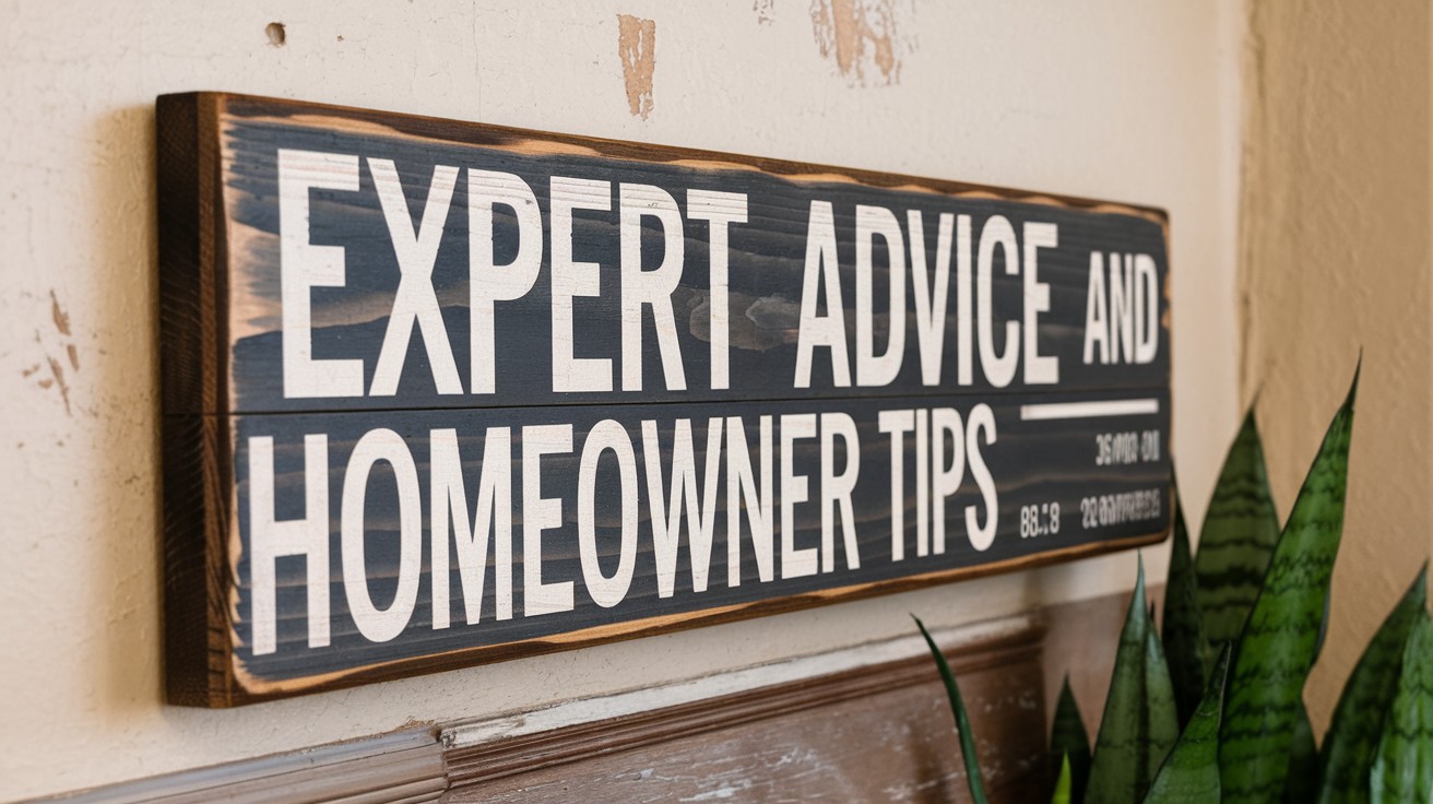 Expert Advice and Homeowner Tips