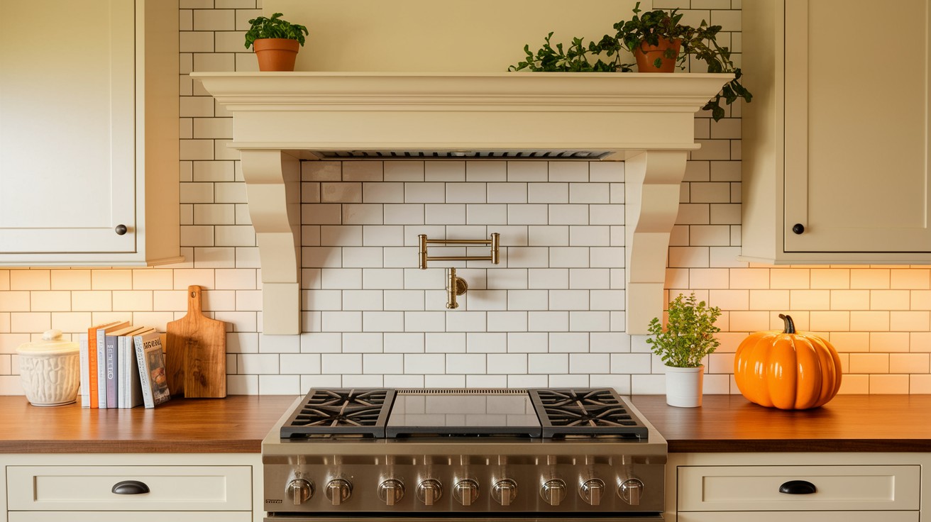 Faux Mantel Range Hood
