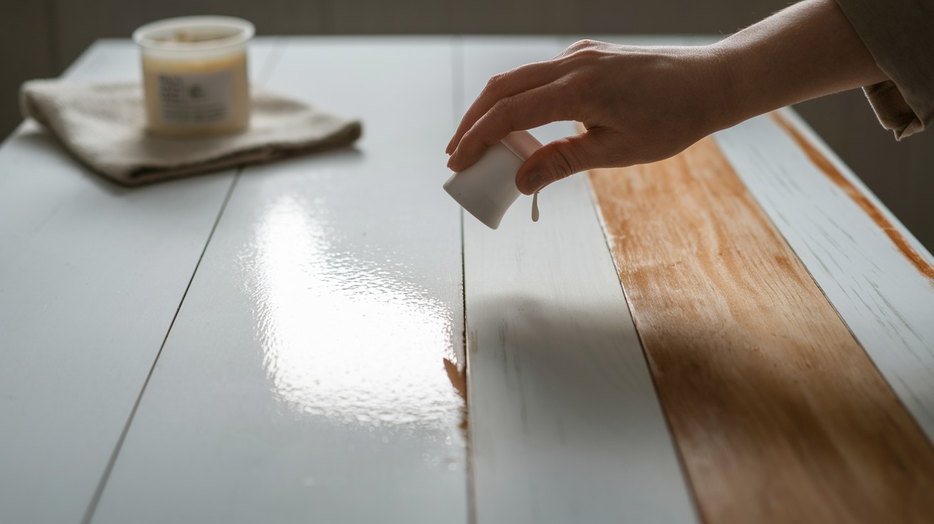 Finishing the Whitewashed Wood