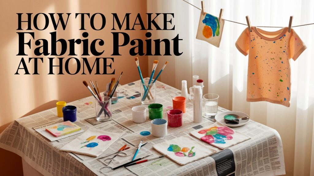 How to Make Fabric Paint