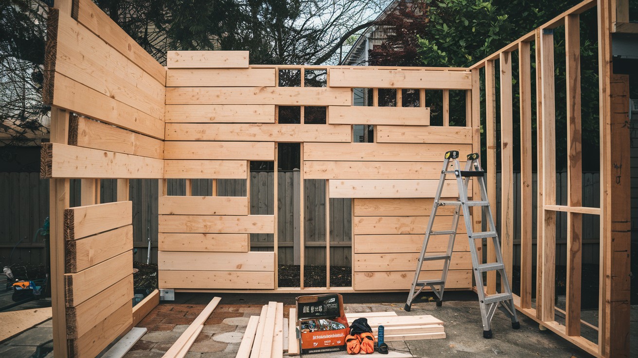 Install the Cedar Planks