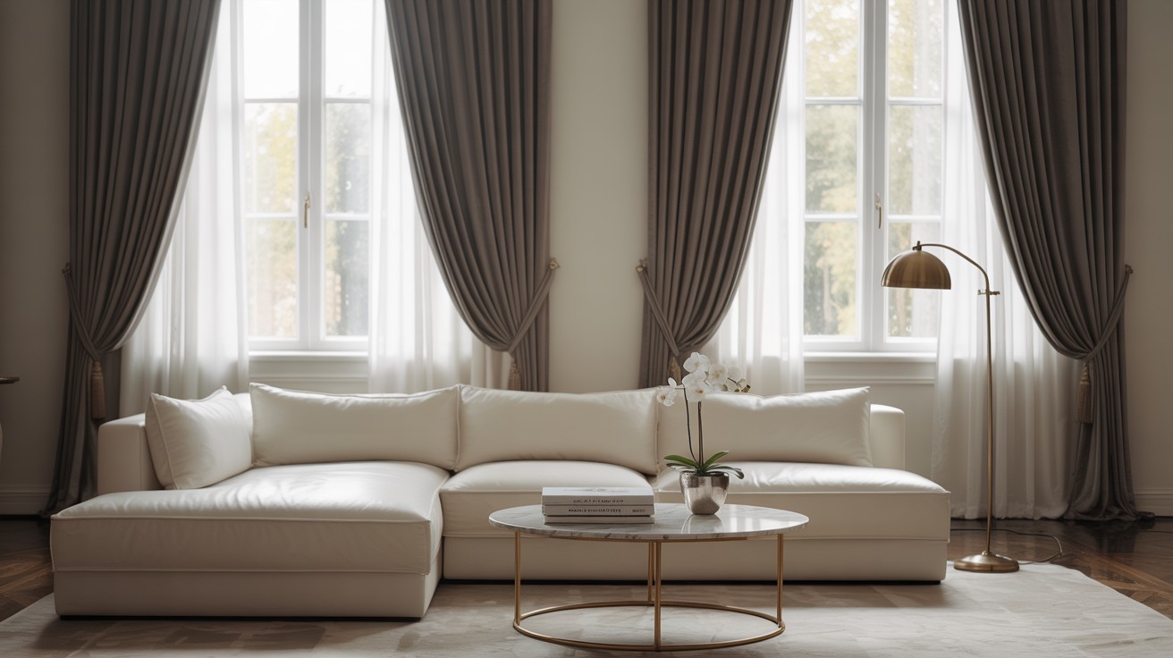 Layered Sheers and Drapes