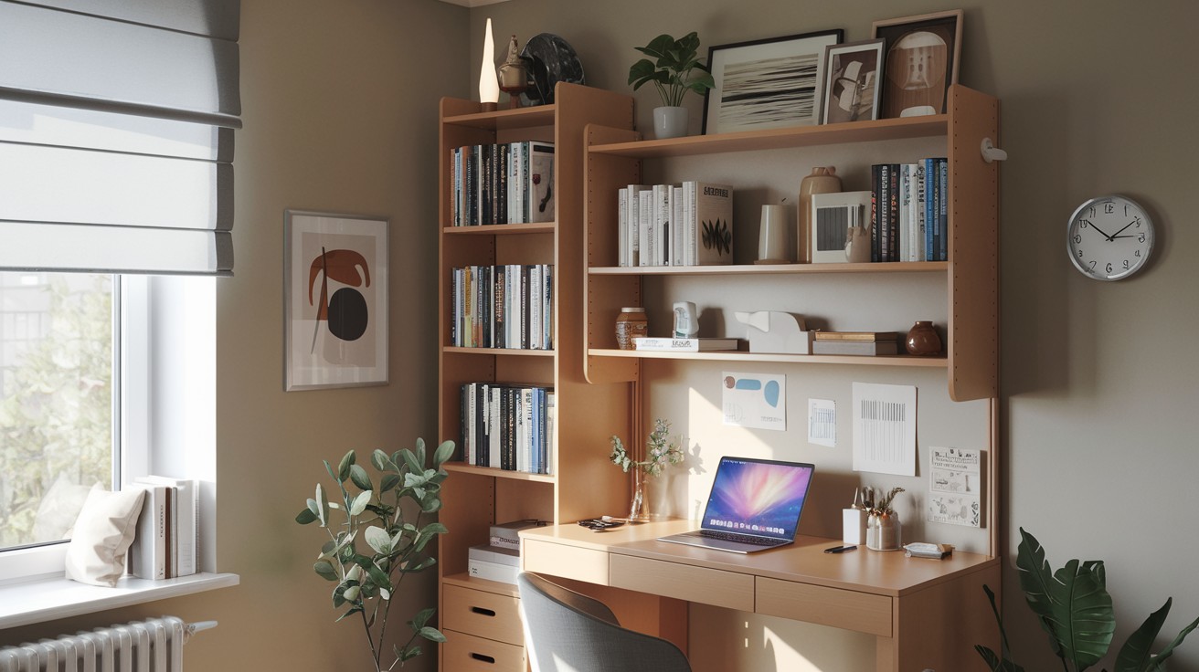Multi-Purpose Bookshelf Desks