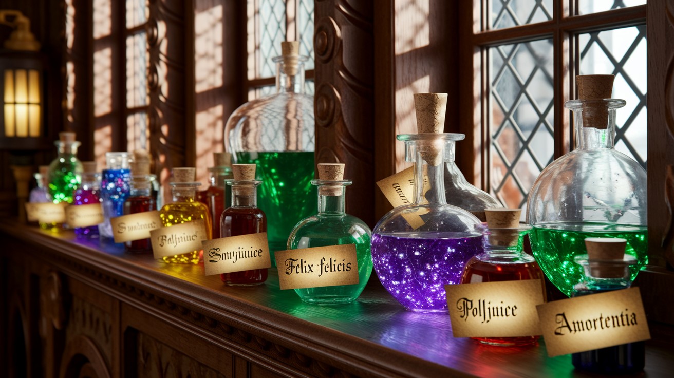 Potion Bottle Display