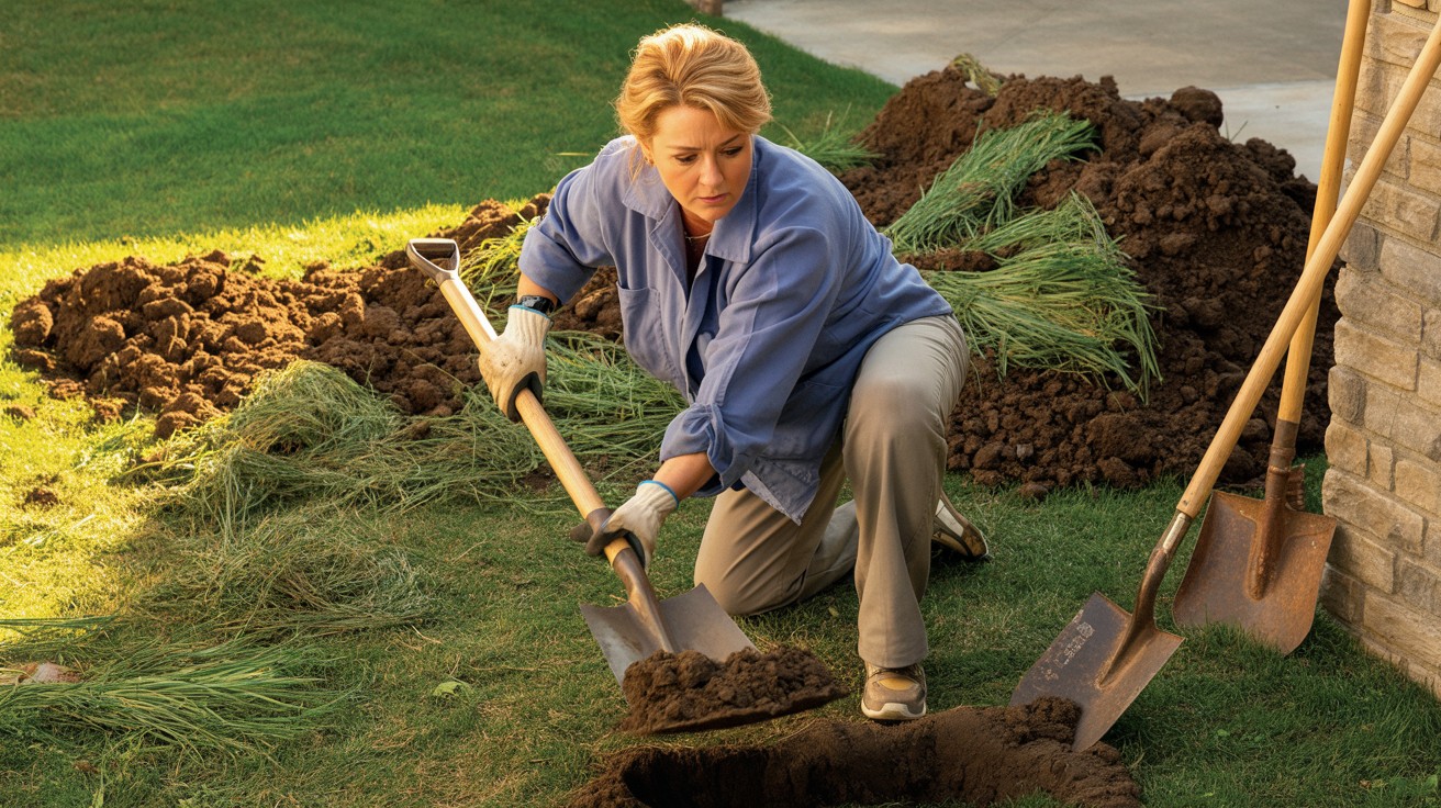 Remove Grass and Soil