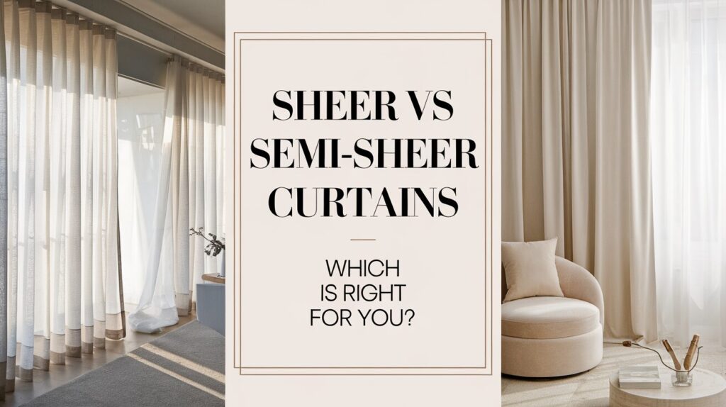 Sheer vs Semi-Sheer Curtains