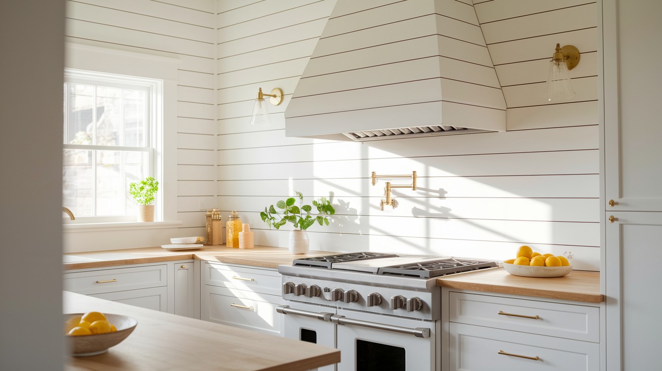 Shiplap Style Hood Cover
