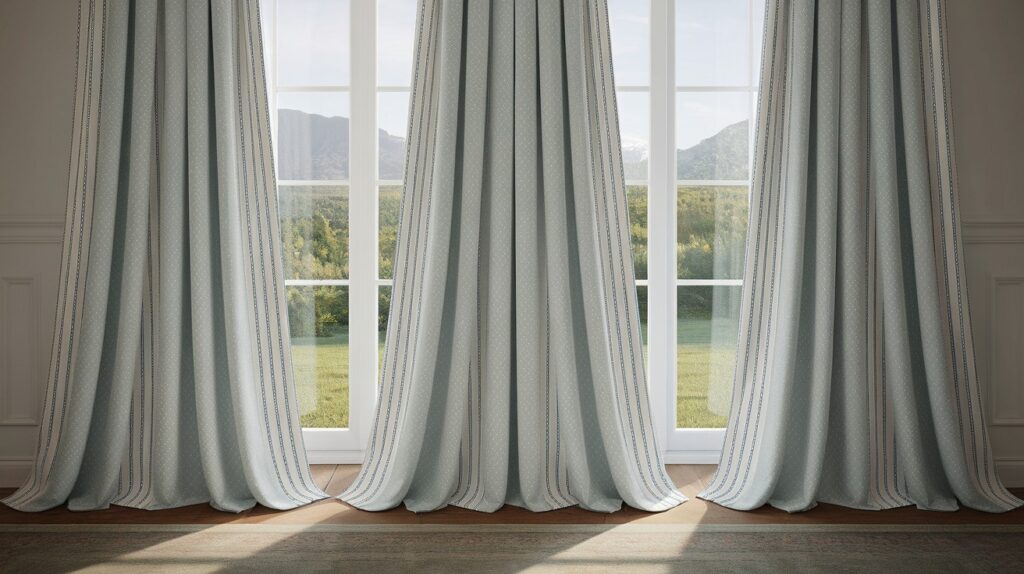 Stylish Triple Window Curtain