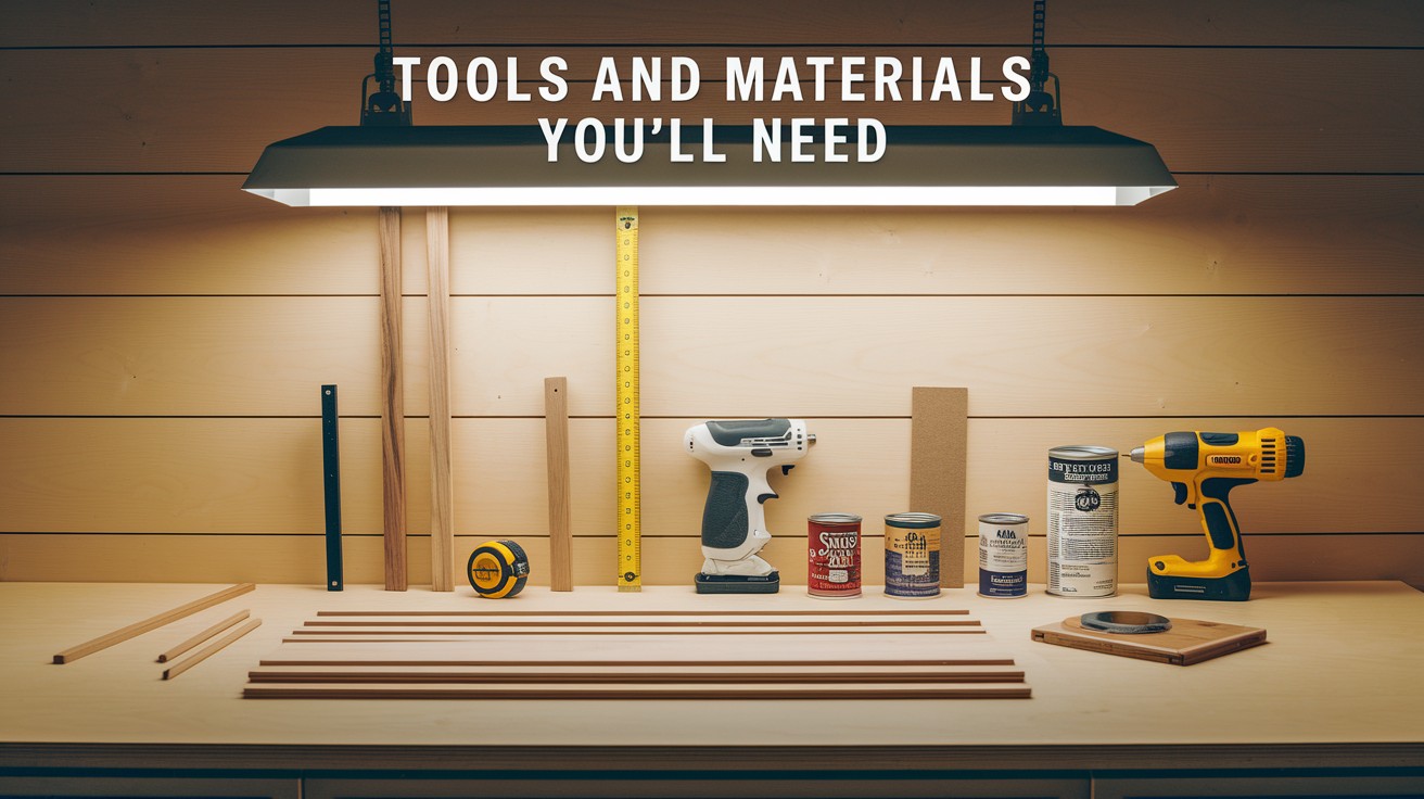 Tools and Materials You'll Need