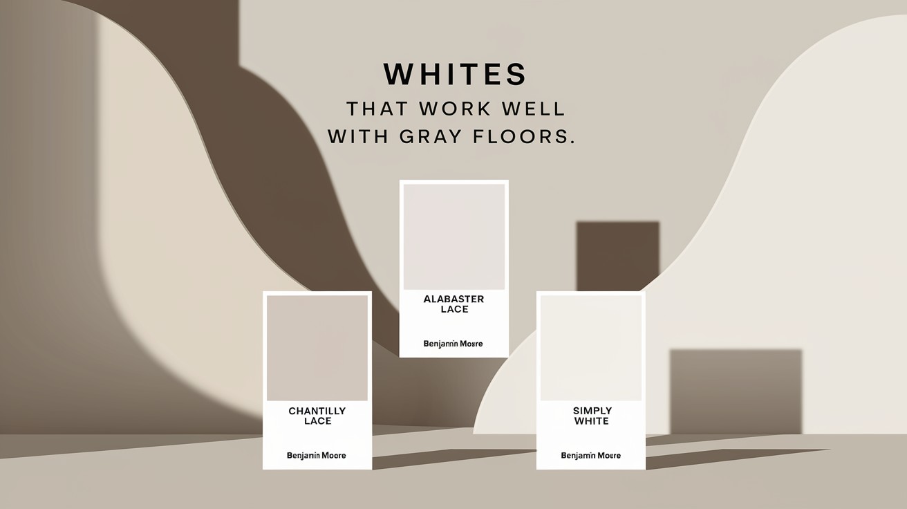 Whites That Work Well with Gray Floors