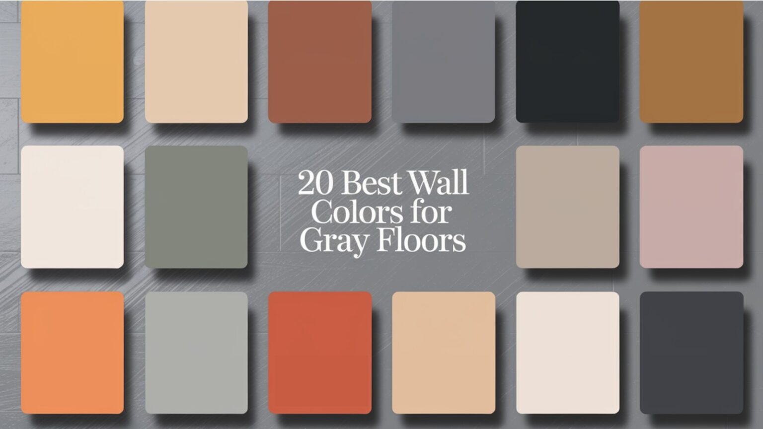 20 Best Wall Colors for Gray Floors - WillyHomes