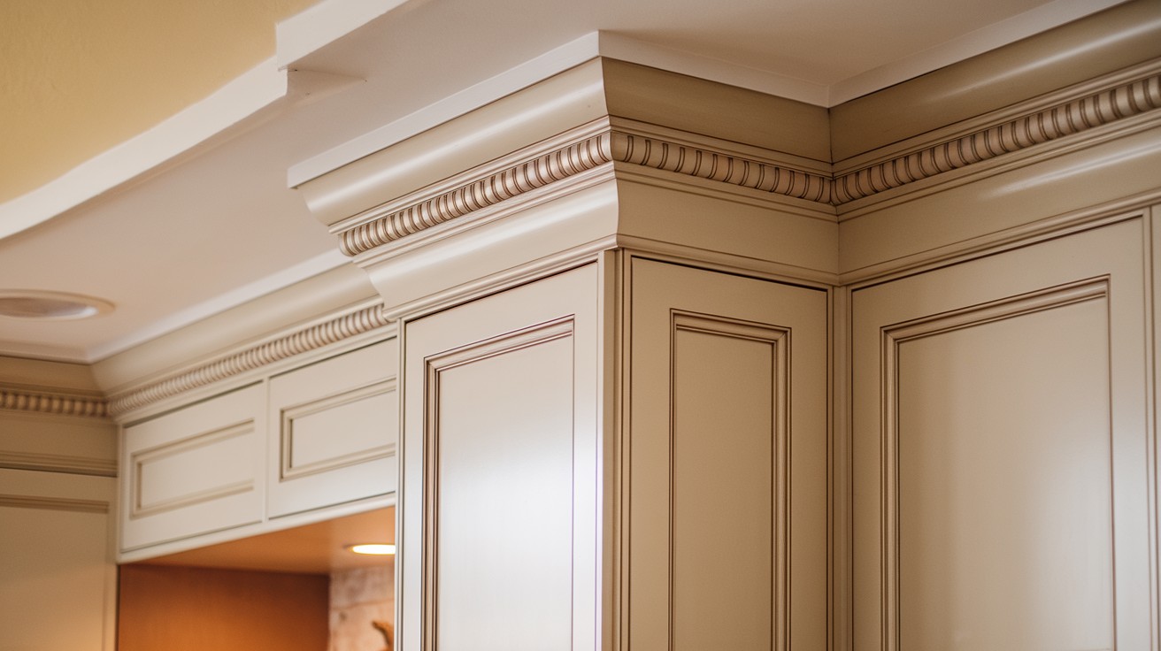 Add Crown Molding to Top Off Cabinets